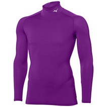 일본 골프복 남성 여성 골프웨어 이너웨어 남자 맨투맨 미즈노 드라이 액셀 바이오 기어, XL, 2021 임페 퍼플(매트)