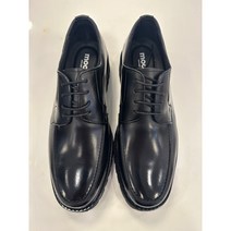 무크 무크 편한 남성 소가죽 키높이 4cm 광폭 더비슈즈