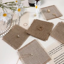 라탄 티 컵받침 만들기 황마 린넨 짚 코스터 제작, 굵은짜임