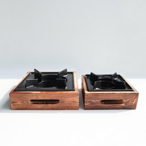 가정용 미니화로 우드워머 4종 미니 구이판 5종 불판, 사각우드워머 A 대