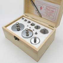 분동 저울추 무게추 세트 표준 정밀 원형 계량 추, 플라스틱 케이스 세트2 (1g-100g)