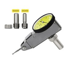 QSTEXPRESS 0-0.8MM 다이얼 테스트 표시기 0.01MM 게이지, 지시자
