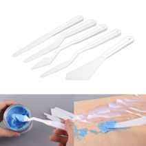 아크릴 유화 물감 페인팅 플라스틱 나이프 5개 세트