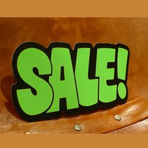 홍보문구 쇼카드 6매 SALE 히트상품 가격인하 지하상가 옷가게 할인행사