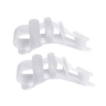 1 쌍 발가락 외반 외반 교정기 분리기 직선기 발 관리 장치 실리콘 건막류 보호기 손가락, 협력사, 하얀, 01 WHITE