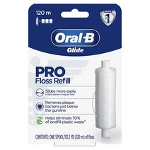 A.MINE Oral-B Glide PRO 치실 리필 120m125294오랄비, 1 Count (Pack of 1), Refillable Floss Refill