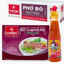 비폰 포보 베트남 쌀국수 즉석라면 소고기맛, 60g, 30개 (칠리소스195g묶음)