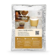 더블데이 홈카페 카라멜브라우니 마끼아또 라떼 파우더 330G 800G, 리필패키지