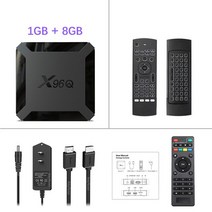 X96Q 안드로이드 100 TV 박스 올위너 H313 쿼드 코어 4K 60fps H265 2G 와이파이 구글 플레이어 스토어 유튜브 X96Q2 셋톱 박스 2GB 16GB, 15.Eu 플러그  1G 8G MX3 PRO