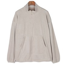 후리스타일 남성용 뽀글이후리스아노락 오버핏 반집업