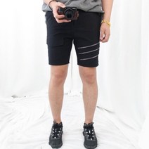 남자 패션 데일리 지퍼 자크 포인트 쿨링 반바지