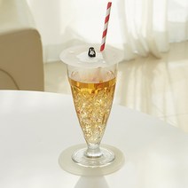 미킵 실리콘 컵커버 컵받침 코스터 세트, 펭귄