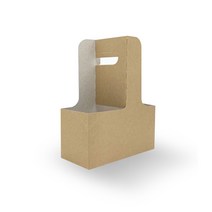 종이 테이크아웃 카페 커피 캐리어 무지 200개, 1박스