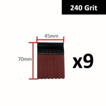 연마재6mm 전기 드릴 Sisal & Emery Cloth 연마 휠 Bristle Buffing Brush 목재 프라이머 용 샌딩 Meta, 05 240 Grit Sand Paper