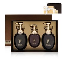 더후 후스파 헤어 3종 세트 (에센스 샴푸 린스) (선물포장+쇼핑백+1ml 샘플 증정), 1set