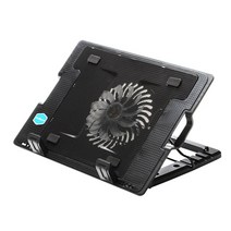 노트북쿨러 KC928 COOLSTAND 9-17인치 5단계 2포트 USB, 블랙, 신박장터쿠팡 본상품선택