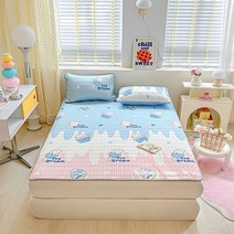 침대 쿨매트 여름 아이스 냉감 쿨링 쿨패드 냉매트 시원한 쿨젤, 시원한여름(침대린넨타입매트리스토퍼+베갯잇)