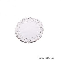 기름종이 유산지제작 종이호일 미용용품140 Pcs 오일 흡수 종이 레이스 접시 매트 증거 할로우 케이크 음식, 06 06 140pcs