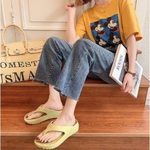 우기마켓 카리브 남녀공용 키높이 EVA쿠션 쪼리 슬리퍼