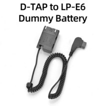 KingMa D-TAP to LP-E6NH LPE6N LEP6 완전 디코드 더미 배터리 캐논 EOS 6D 7D 60D 70D 80D 90D R R5 R6 5DS 5DS R 5D2