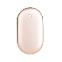 휴대용 충전식 손난로5200mAh 미니 핸드 워머 난방 패드 USB 충전식 핸디 히터 포켓 전기 겨울 따뜻한, [02] 금, [02] 2400mAh