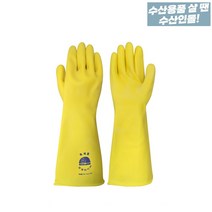 보생고무장갑 노랑고무장갑 노란고무장갑 보생타이어장갑 노란색고무장갑 1묶음 10개입, 9호(10개입)