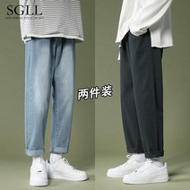 남성 청바지 블랙 데님팬츠 일자 슬림핏 남자 블랙진 워싱 스크래치 인박카002