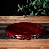 원목공예품 뿌리조각 받침대 어항 기석 헤드 향초 홀더 다관 불성 카트코트 원형 꽃병 대야 2777705106, 말라스목 직경 16CM 하이 2.5C