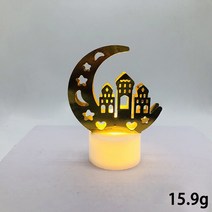 견고한 라마단 장식 작은 야간 조명 빛나는 장신구 Led 촛불 Eid Al Fitr 휴일, 15 13