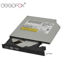 deepfox 12.7mm dvd rom 광학 드라이브 cddvd-rom cd-rw 플레이어 버너 패널이 있는 노트북용 슬림 휴대용 리더 레코더