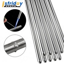 은납봉 알루미늄 용접봉 납땜 분말 1.6/2MM 저온 주석 와이어 도구 세트 10 개 필요 없음, [01] 1.6X50mm, [01] 10pcs