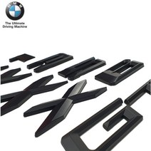 BMW X시리즈 엠블럼 X1 X3 X5 X6 GT엠블럼 BMW용품 G30 BMW악세사리, (04)X6