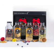 담금주키트 DIY칵테일만들기 새해선물 승진선물 기념일선물 집들이선물 파티선물 완벽한선물포장 술선물 500ml 2병 박스포장, 야관문, 무화라임