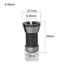 목공기계 부품10mm-6mm 및 6.35mm 및 8mm 목공 라우터 비트 조각 도구 목재 밀링 커터 목공 밀, 02 6.35mm