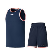 농구 나시 져지 바지 반바지 반팔 반티 민소매 저지 티 셔츠 복li-ning 남자 대회 정장 레귤러 핏 폴리 에스테르 라이닝 슈트 스포츠 조끼 반 세트 aats003