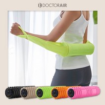 [닥터에어] 3D 마사지롤 MR-001 일본 진동폼롤러 필라테스 홈트레이닝기구, 색상:그린