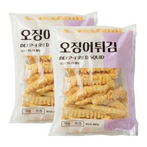 통살 오징어튀김 1kg*2팩, 1kg, 2봉