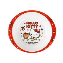 스케이터 헬로키티 쿠키 멜라민 보울 그릇 디저트, 본상품선택