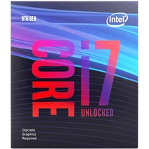 INTEL Core i7-9700KF 3.6 GHz 12MB캐시 8코어/8스레드 LGA1151 BX80684I79700KF[BOX][일본 정규 유통품], 1