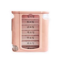 동복무역 알약 케이스 요일별 약통, 1개