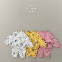 [줌줌] 소이빈 오리꽥꽥상하세트 유아 키즈 아동 아기상하복 아동복 여아 남아 아동봄옷