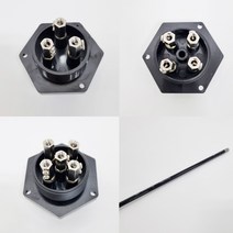 [상시재고보유] 대일전기 전극봉 3극 4극 5극 홀더 + 전극봉 1m 2m 수위센서 물높이조절, 전극복 5극홀더+전극봉(1m)5개