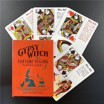 새로운 개 타로 카드 타로 데크 전체 영어 보드 게임 파티 가족 카드 놀이 오라클 카드 카드 게임, 55개 TS156