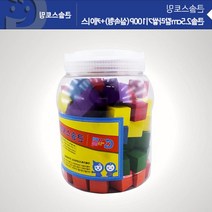 초등1 수학학원 색깔나무쌓기 2.5cm100p통 유치원 교구장난감 엄마표