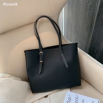 Roseelk 봄 여름 토트백 대용량 숄더백
