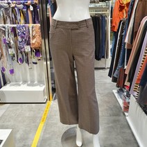 3여성)올리비아로렌 멀티 체크 와이드 팬츠 VOCDLWF8221