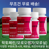 정성홍의 락토페린 모로 오렌지 레몬밤 차전자 저분자 콜라겐 풋사과 추출분말 함유 60정 5개