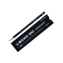 톰보 연필 MONO100 낱자루 소묘연필, 6B