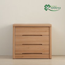 아라마 맘모3단서랍장900, 오크