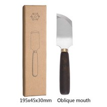 가죽 커팅 나이프 스테인레스 일본 칼 공예 수제 도구, Bevel_2